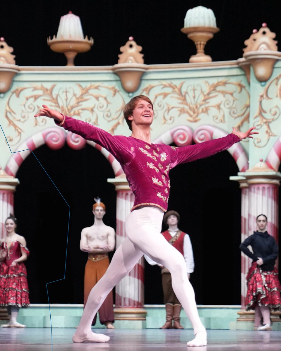 The #semperoperballett´s programming is all about »The Nutcracker«. At today's 3 p.m. performance, our audience can look forward to Vsevolod Maievskyi debuting as the Consort of the Sugar Plum Fairy, among others. We wish him & all participants good luck for today's performances!