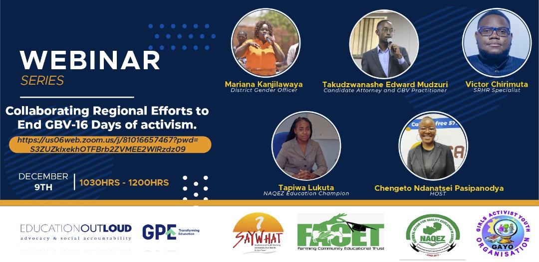 Join us tomorrow at 1030hrs-1200hrs and share with us your contribution towards ending GBV. #16DaysOfActivism
