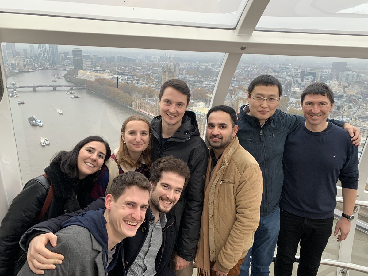 The Howorka lab enjoyed a team day out of the lab with lunch and views from the London Eye to celebrate all the hard work and a successful year!