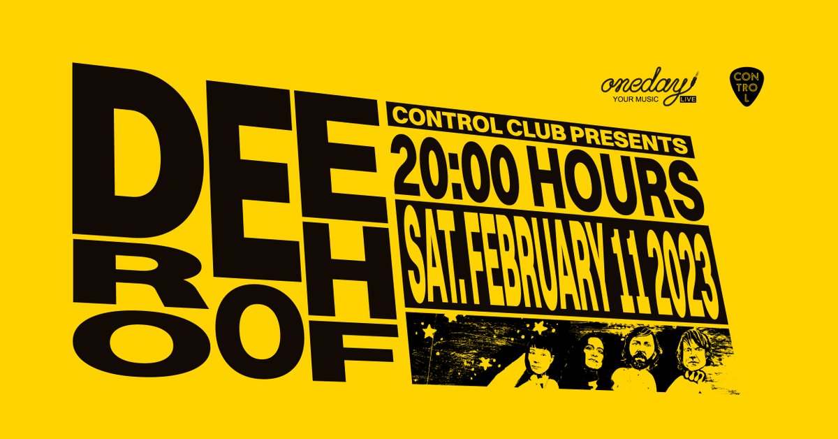 OneDayLive's tweet image. Save the date: February 11, 2023 - unruly-pop pioneers @deerhoof live for the first time in Bucharest, at @ControlClub 🎉

&quot;The best band in the world&quot; - Pitchfork

Tickets now available via Eventbook.ro : bit.ly/deerhoof_bucha…

#OneDayLive #ControlClub