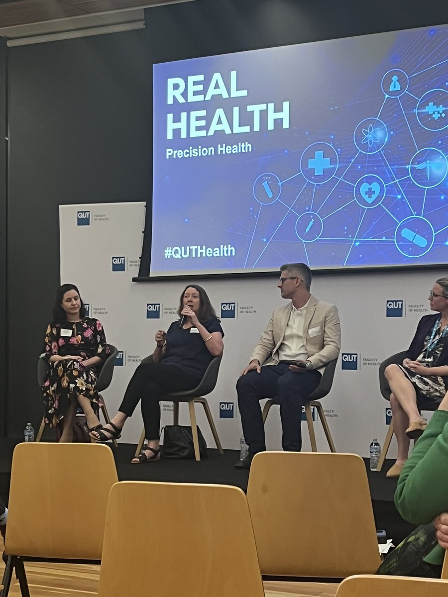 @Lyn_Griffiths_  talking about how #pharmacogenomics will help us find the right #treatment for the right #patient at the right time 🧬 💊 #QUTHealth @QUT