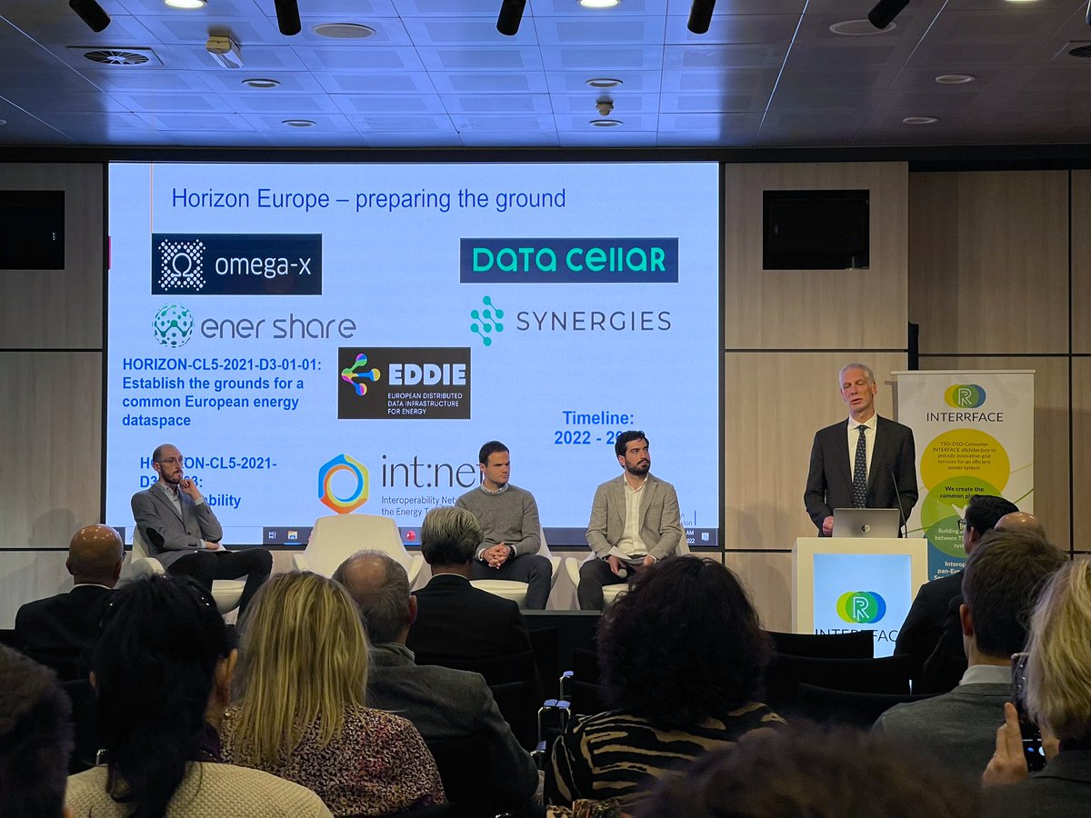 E.DSO (@edso_eu) on Twitter photo Unlocking flexibility is key. #DSOs are at the forefront of the #EnergyTransition. Interoperable, enabling #DataSpaces will trigger investments and cause alignment, as discussed by Rolf Riemenschneider, <a href="/DigitalEU/">Digital EU 🇪🇺</a> at <a href="/InterrfaceH/">INTERRFACE H2020</a> today. Unlocking flexibility is key. #DSOs are at the forefront of the #EnergyTransition. Interoperable, enabling #DataSpaces will trigger investments and cause alignment, as discussed by Rolf Riemenschneider, <a href="/DigitalEU/">Digital EU 🇪🇺</a> at <a href="/InterrfaceH/">INTERRFACE H2020</a> today.