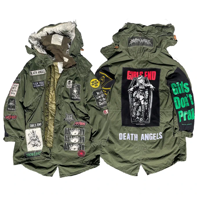 GIRLS END REMAKE M-65 FISHTAIL PARKA 