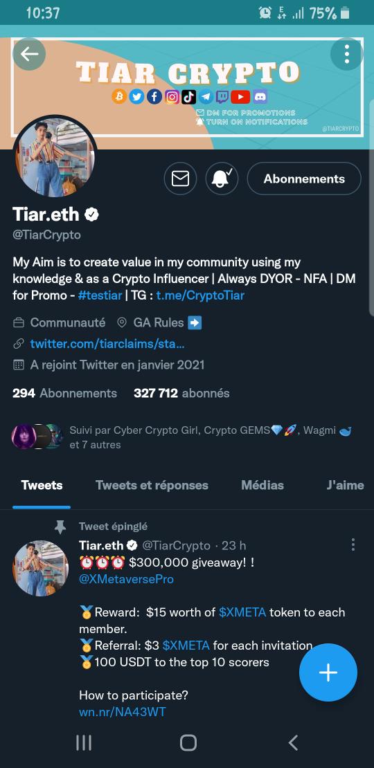 BelloHamadou11's tweet photo. @TiarCrypto https://t.co/fBBFLqbZqf