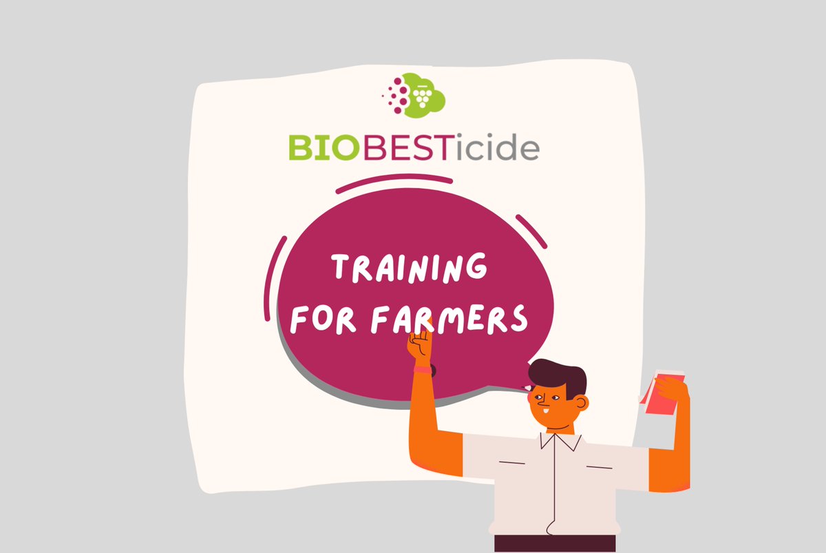 A sustainable, effective &amp; affordable alternative to #pesticides can be used to fight plague diseases on #vineyards &amp; the #winery industry. We presented our innovative and cost efficient solution in our Training for Farmers! Take a look at the video👉 lnkd.in/dEfFFsCw