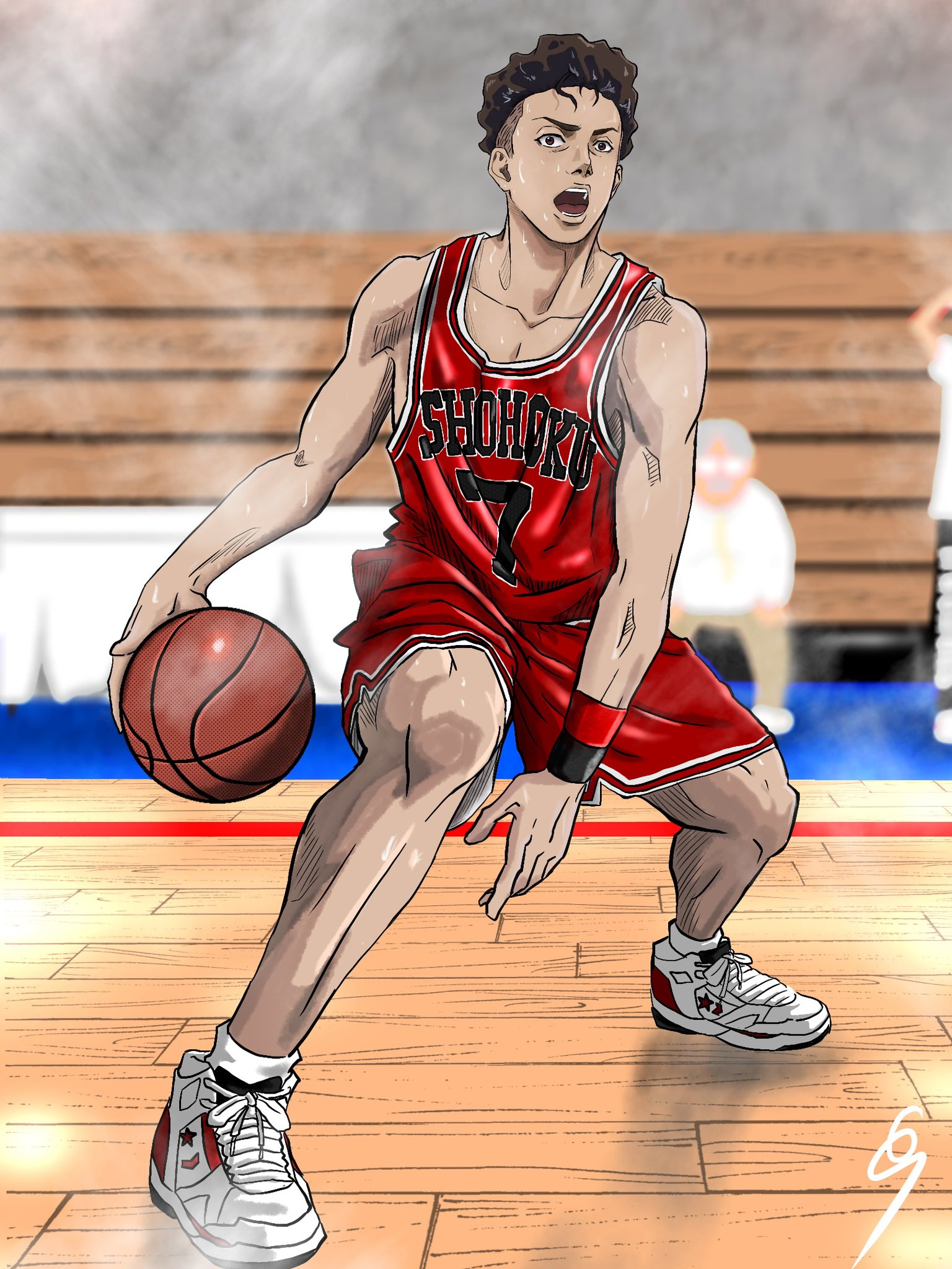 スラムダンク SLAM DUNK 宮城リョータ イラスト 井上雄彦