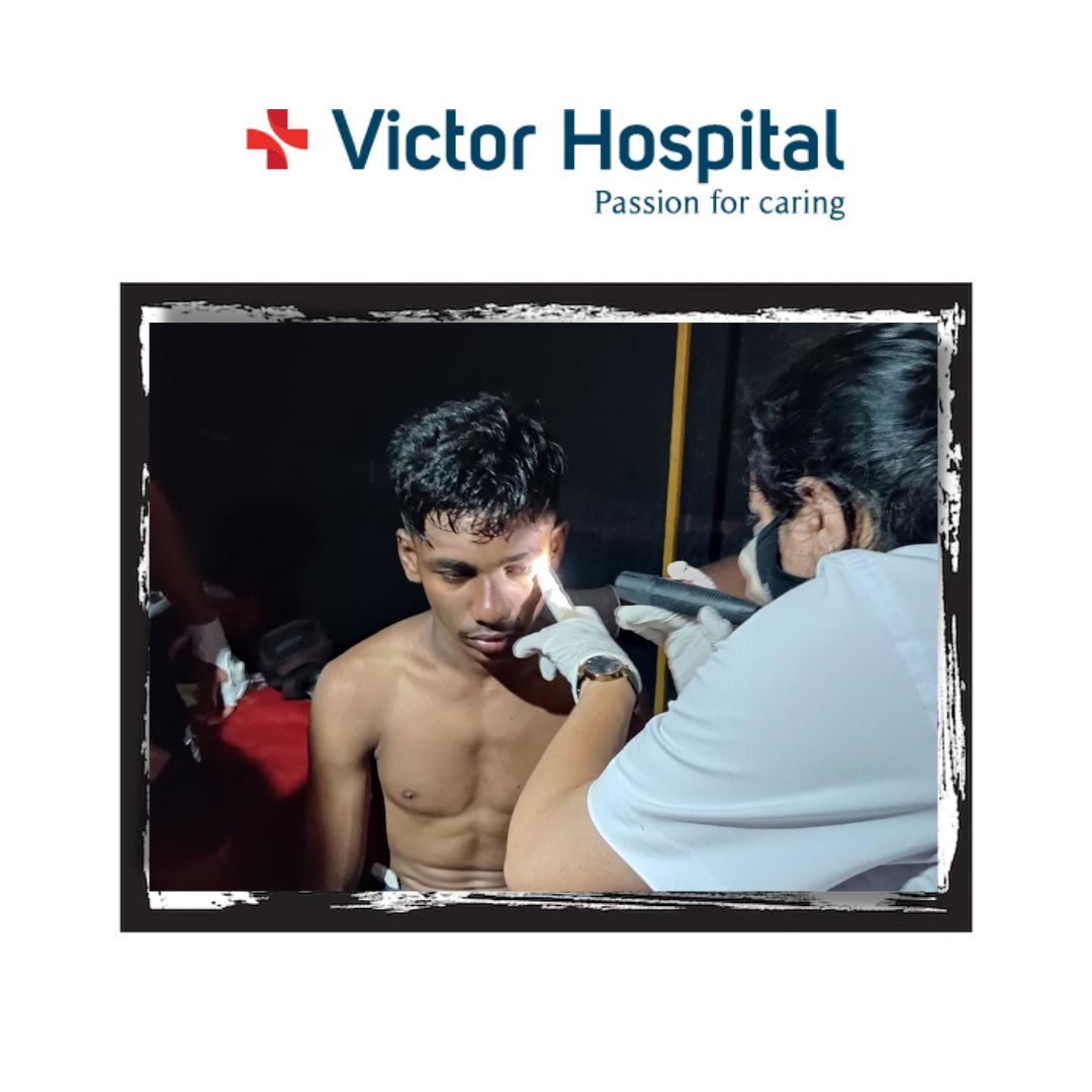 HospitalVictor's tweet photo. Victor Hospital partnered with Goa Fight Night 3.0 as the “Medical Partner” to extend medical support to the participants of the Mixed Martial Arts event. The medical team made sure all the participants got due treatment during and after the fights. https://t.co/WxxbOZb6f7