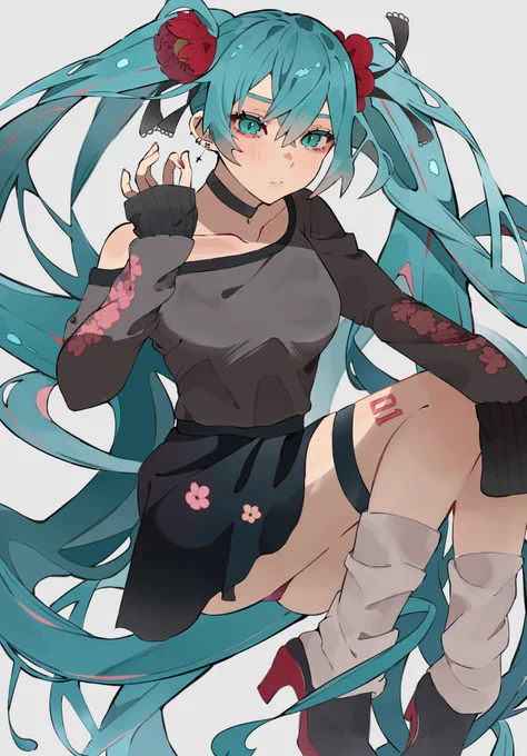 椿ミクさん。#初音ミク 