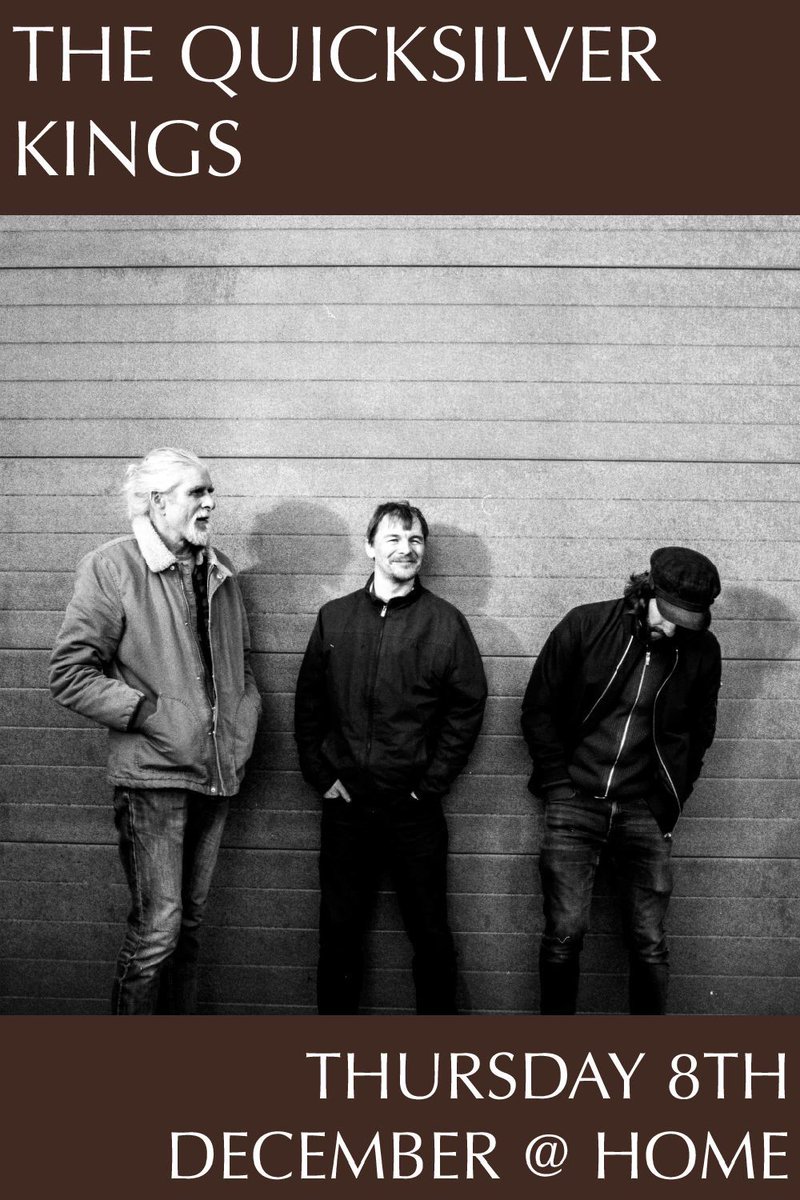 ‼️THIS THURSDAY ‼️
@thequicksilverkings will be returning to home for an intimate set &amp; we can’t wait! Acoustic trio weaving elements of country, blues and pop over vintage rootsy songwriting. 
Food from 5, music from 8, drinks all night 🍻