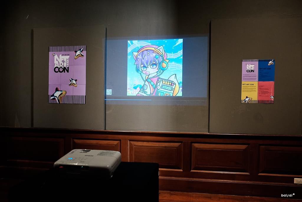 ✨NFT ART CON 2022✨

Thank you for giving us the opportunity to showcase our work at this event.

This NFT is a collaboration with <a href="/Tdkillbeats/">TDKILL</a>.
You can view the original paras.id/token/x.paras.…

Thank you @BalsaiNFT and <a href="/MGINGA11/">M.GINGA</a>
 very much for taking the photo.

#NFTThailand