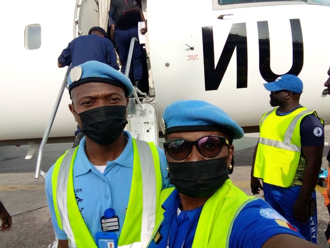 Deuxieme Convoi des policiers sélectionnés à Kin pour Tanganika assurer la relève de la Monusco fin mission basé à Bendera. Ops se poursuit jusqu'à demain avec un dernier convoi.