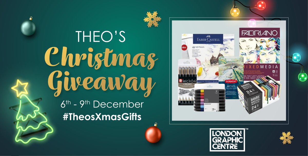 Theo Paphitis 🇺🇦 (@theopaphitis) on Twitter photo Day 2 of my Xmas #Competition is officially open !
To be in with a chance of winning a terrific bundle, make sure to follow <a href="/LondonGraphics/">London Graphics</a> and my account whilst commenting #TheosXmasGifts below this post between 10am-5pm !
Full T&Cs 👉 bit.ly/3H8QpmO
Go go go !🎄⏰ Day 2 of my Xmas #Competition is officially open !
To be in with a chance of winning a terrific bundle, make sure to follow <a href="/LondonGraphics/">London Graphics</a> and my account whilst commenting #TheosXmasGifts below this post between 10am-5pm !
Full T&Cs 👉 bit.ly/3H8QpmO
Go go go !🎄⏰