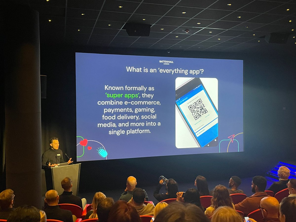 battenhall's tweet photo. Heard of ‘everything apps’? 📱 @HalfFilipino dives into this Asian phenomenon and how use might grow in Western countries – with the possibility of cross-app integration, such as partnering Uber with WhatsApp for messages like: “I’ve just booked an Uber”.

#BattenhallTrends https://t.co/6C9wlVCAaw