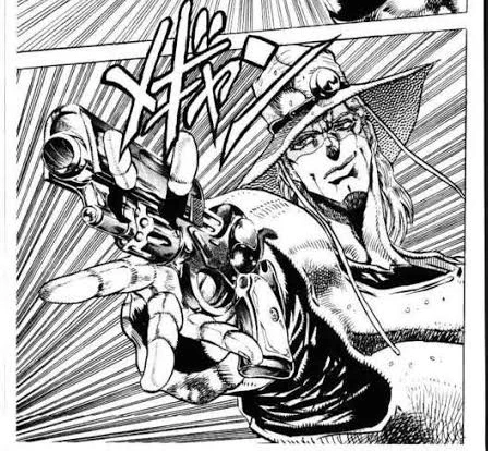 #お前らジョジョの最初の推し誰だよ
今でも変わらず好きな憎めない敵役

ホル・ホース
「銃は剣よりも強し! ンッン～～名言だなこれは」 
