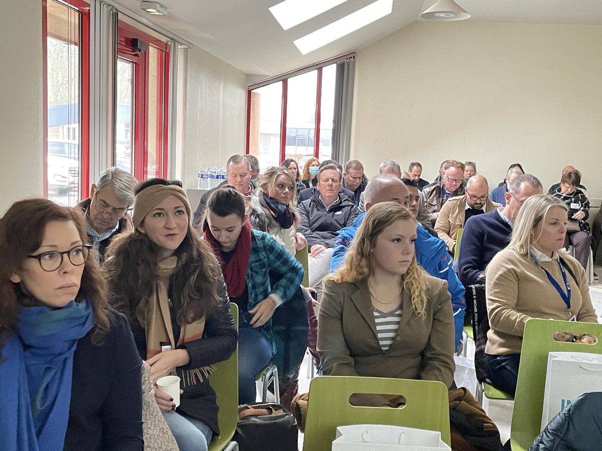 USDAForeignAg's tweet photo. On Day 2 of the Collaboration Platform on Agriculture mtg, 🇺🇸&amp; 🇪🇺 stakeholders &amp; @usda &amp; @EUAgri reps head to the field. First stop is France’s public research institute @INRAE_Intl, where President @JulFosse &amp; team shared their work supporting sustainable, climate-smart farming. https://t.co/U0cghgrGFq