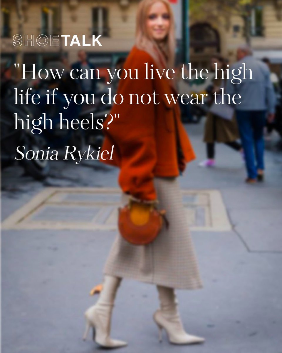 Never a truer word said IMO. #shoetalk 👠