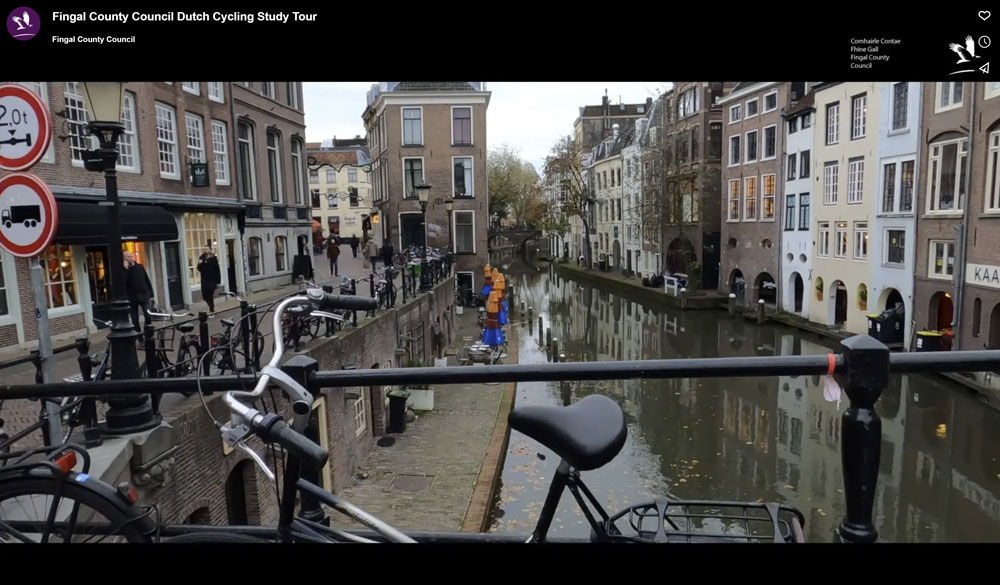 Fingal County Council staff &amp; Councillors recently met Netherlands local authorities &amp; #cycling advocates to understand how the #Netherlands made cycling the first choice for the public. Watch the video here youtu.be/NtNn8RmHmcQ
