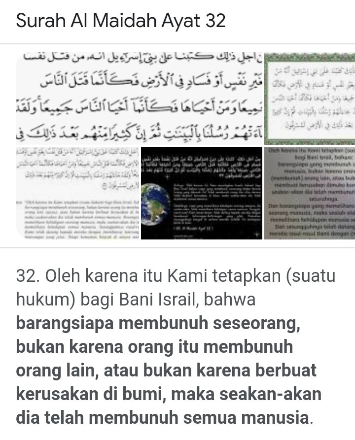 Rkkaa88's tweet photo. @daryllone @perdamen @AdindaKeyshaNew Islam boleh membunuh seseorang tapi dgn satu syarat, cntoh lain ada seseorang yang mas syg terus dibunuh, trs mas bunuh lagi org itu,itu adil dong msa iya rela lihat org tersayang misalnya org tua dibunuh bgtu aja trs si plaku enk di sel di kasih mkn, tp lgi² hukum indo ttp ada https://t.co/1purHBj5X2