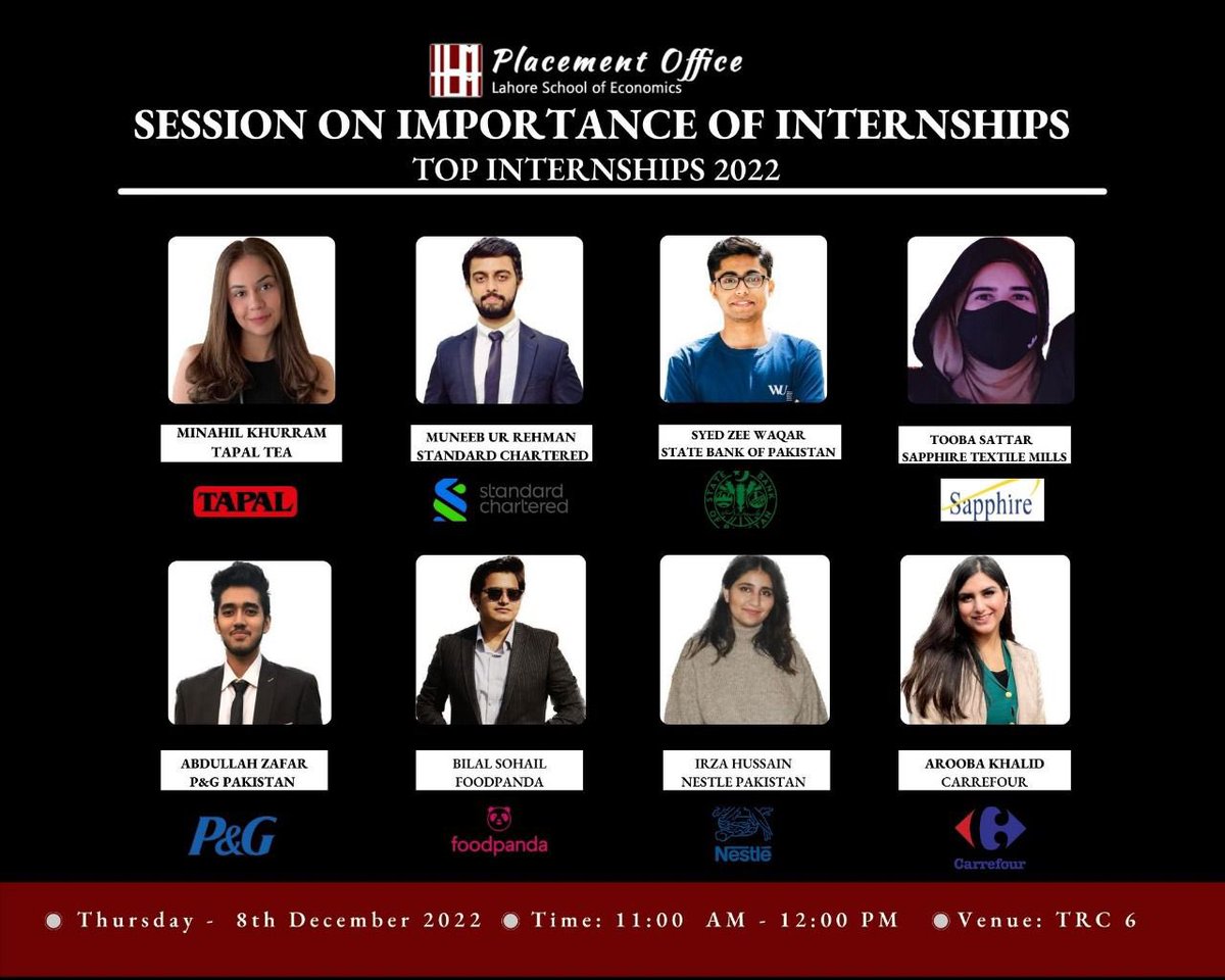 careersLSE's tweet photo. The Placements Office is organising a session on “Importance of Internships: Top Internships of 2022” on Thursday - 8th December, 2022.
#internships #mandatoryexperience #corporateexposure #corporateinternships #socialinternships https://t.co/4T1CoKfWto