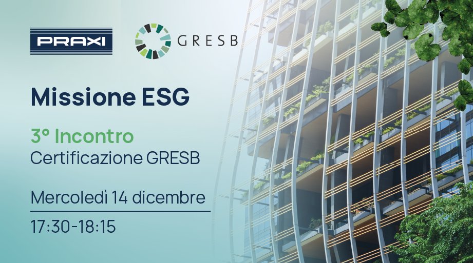 praxiconsulting's tweet photo. Ti aspettiamo il 14 dicembre per un approfondimento sul #GRESB, il sistema di rating più accreditato in ambito #RealEstate per benchmarking e reporting #ESG.
Registrati qui 👉 https://t.co/KpUGXAd6y0
#ESGIntegration #Sustainability #Sostenibilità #PraxiESG #Praxi https://t.co/LbVIRvETrl