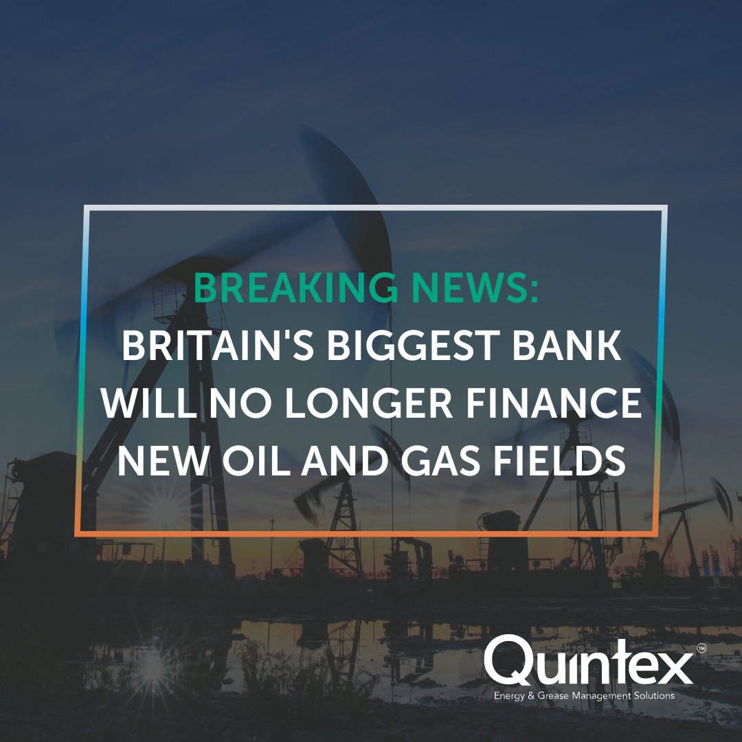 Lloyds, Britain's largest domestic bank, has announced it will not finance new oil and gas fields. Read the full article below. shorturl.at/prHN5