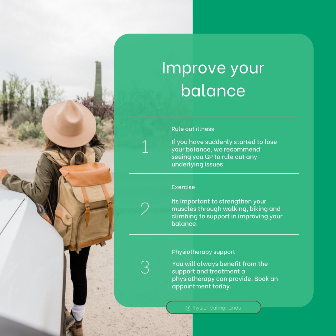 hands_physio's tweet image. Improve your balance with your local physiotherapist! Book your appointment before Christmas and begin your balance journey. 

#improveyourbalance #fallsprevention #physiotherapy #physiotherapy #aylesburyphysio #physio