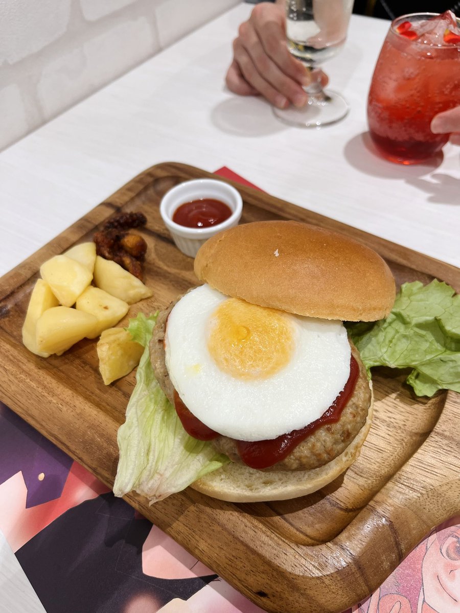 cup food burger fried egg egg (food) food focus tomato  illustration images