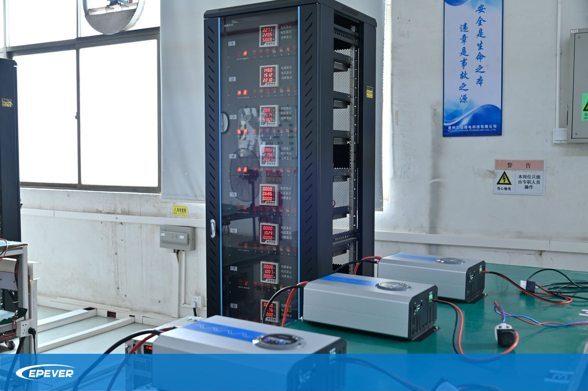 Epever_Tech's tweet image. Every single inverter will go through an #agingtest before leaving the factory. EPEVER current inverters are subjected to at least 1 hour of aging test after production. We care about quality, and we firmly believe that only high-quality products, to obtain the market.

#epsolar