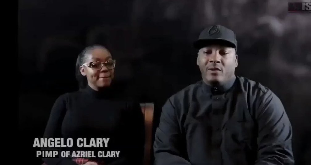 freerkelly4ever's tweet photo. LOCK UP Angelo &amp; Alice Clary!! They are the ones who sent their wh0r3 of a daughter Azriel to R. Kelly AND told her to LIE about her age and seduce R. Kelly. LOCK UP Azriel for Lying!!  #FREERKELLY #RKINNOCENT #WRONGFULLYCONVICTED https://t.co/8TsLJTSlxQ