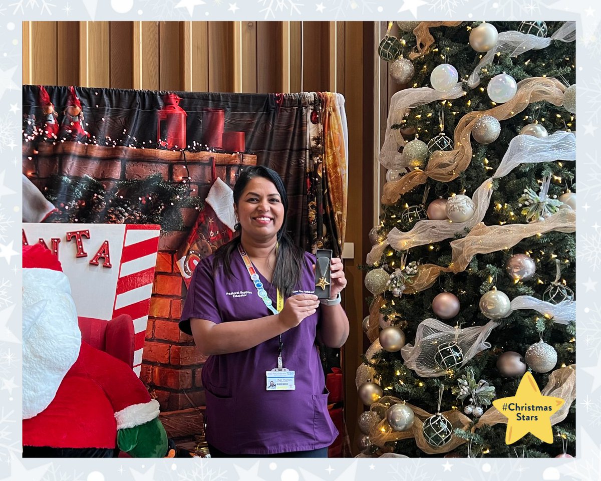 Meet Raji 👋 For the past 12 months she has developed a support programme for our internationally recruited nurses 🌍 In that time she has welcomed five cohorts of 78 international nurses from India, Kuwait, Saudi Arabia, Zimbabwe, Muscat, Dubai and UAE. #ChristmasStars ⭐