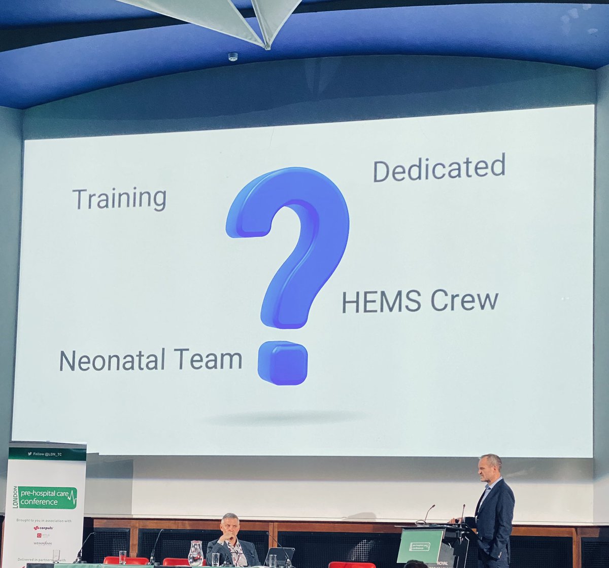 _PaulDolan's tweet image. Dr Hagemo’s excellent talk on the transportation of neonates and babies by HEMS teams. 
#phecc #LTC2022 #EMS