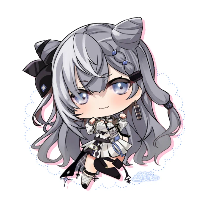 ちっちゃVestia Zetaちゃんゼタちゃんを描かせていただきました- ̗̀ ( ˶'ᵕ'˶) ̖́-#Zetacrylic 