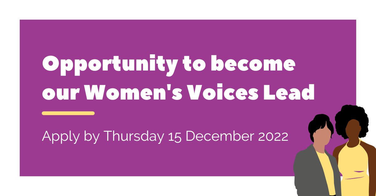 RCObsGyn's tweet photo. Are you passionate about using your experience of obstetric and gynaecology care to influence change? We are currently recruiting a new Women’s Voices Lead to start a three year term in the New Year. Find out more: https://t.co/bunSGUh3RG https://t.co/4CmyRAtNka