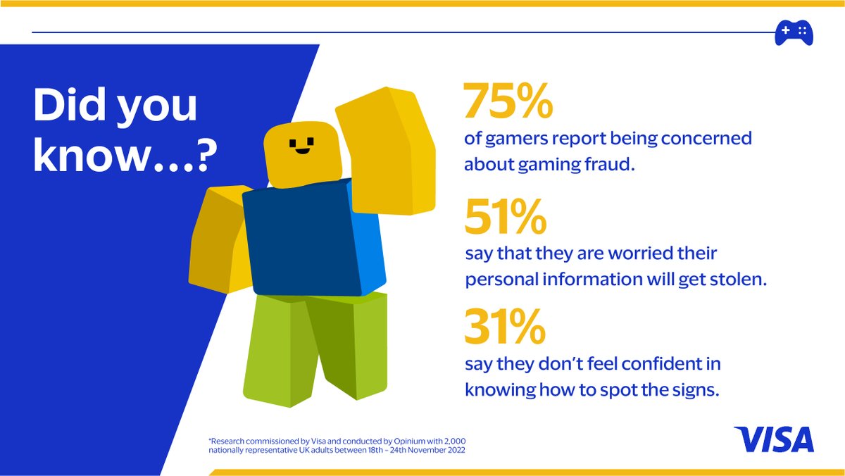 Gamers are planning to play more over the festive season, but 75% of those we surveyed say they’re worried about gaming fraud. We've teamed up with <a href="/LloydsBank/">Lloyds</a> and Ukie @askaboutgames to help you spot the signs: Check out Lloyds’ SHIELD code: vi.sa/3HcBxDX