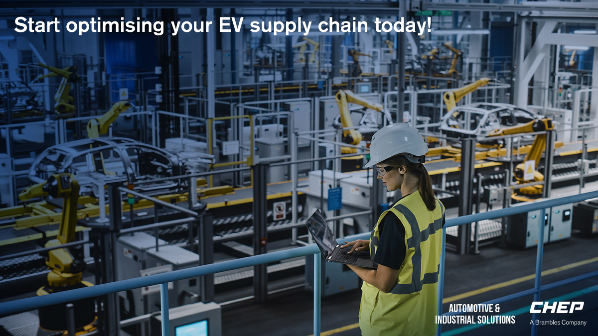 CHEP_Turkey's tweet photo. #Automotive 
Electrifying transportation and equipping your supply chain with EVs doesn't happen overnight. But can you afford to wait? See how CHEP improves your time and cost options with supply chain optimisations: https://t.co/Ommc2INugb https://t.co/m6iUZrFQgb