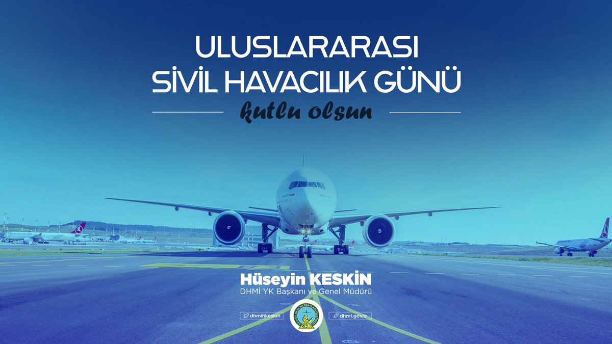 Türkiye’yi küresel havacılığın merkezi haline getiren ve Türkiye Yüzyılı vizyonuna yakışır eserleri hayata geçirmek için fedakârca çalışan tüm sivil havacılık camiasının 7 Aralık Uluslararası Sivil Havacılık Günü'nü kutluyor, başarılarının devamını diliyorum. <a href="/icao/">ICAO</a> #FlyDay