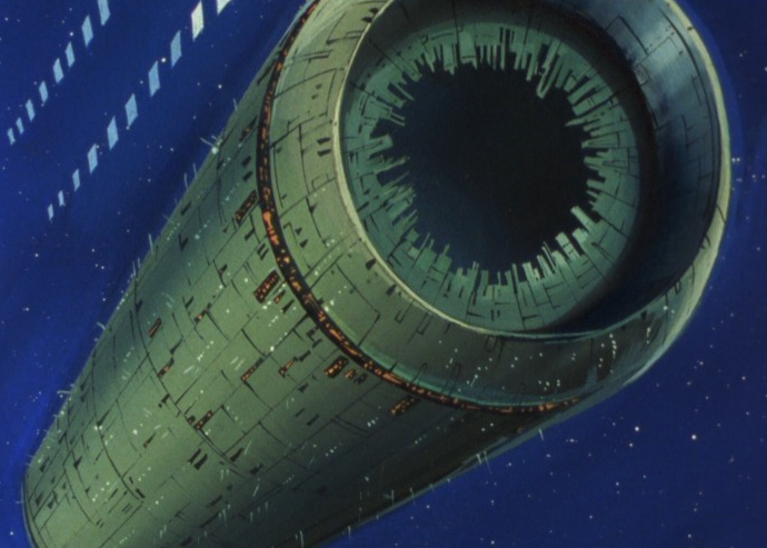 U.C.0087、12月7日。グリプス2を改造した大型戦略兵器コロニー