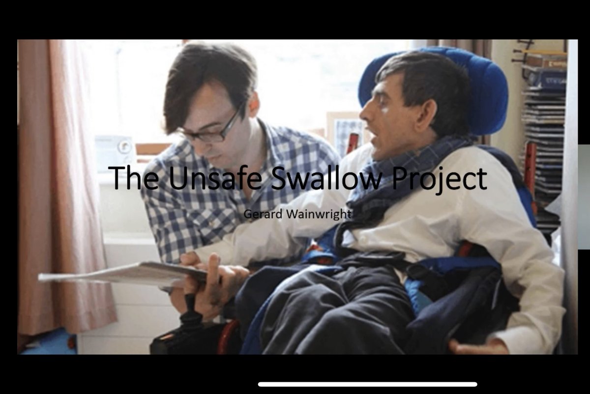 CldtWirral's tweet photo. Up next we have @GerardW68 talking about the unsafe swallow project #ldsymp22 https://t.co/VMyyGVgP44