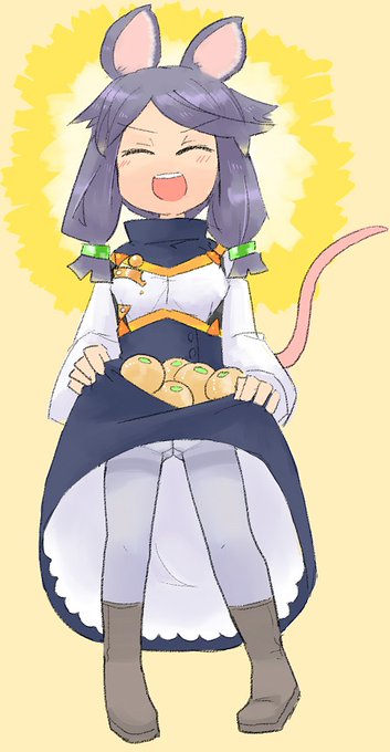 今日の再掲はネズミ族ちるちゃん!
たくさん食べる子は可愛い・・・

食欲が強い子は性欲も強いってエロい人が言ってた! 