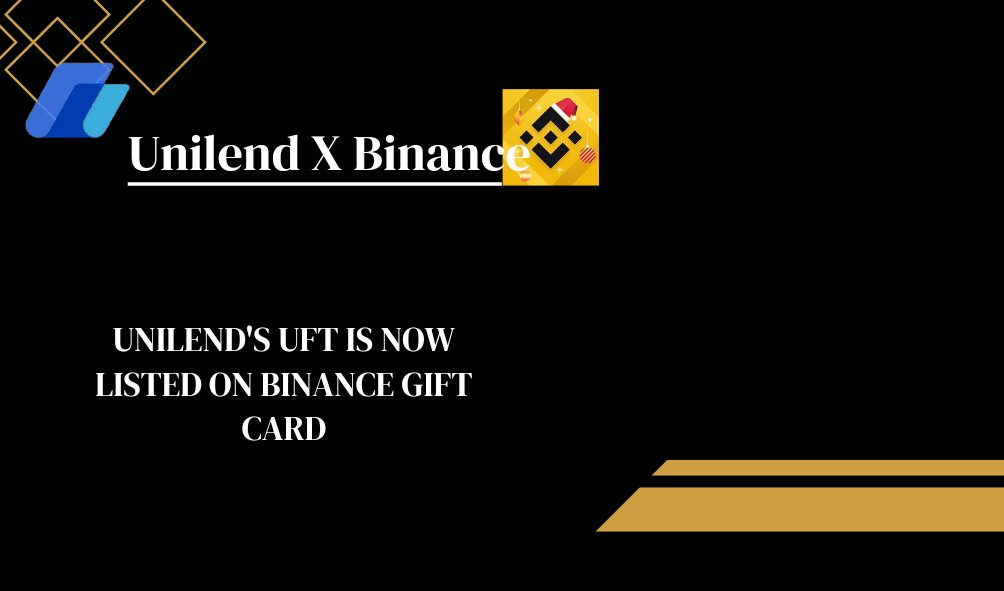 The <a href="/UniLend_Finance/">UniLend Finance</a>'s UFT is now listed on Binance Gift Card
Send your friends $UFT with Binance Gift Card in a simple, fast &amp; customizable way at zero fees
#Defi #altcoin