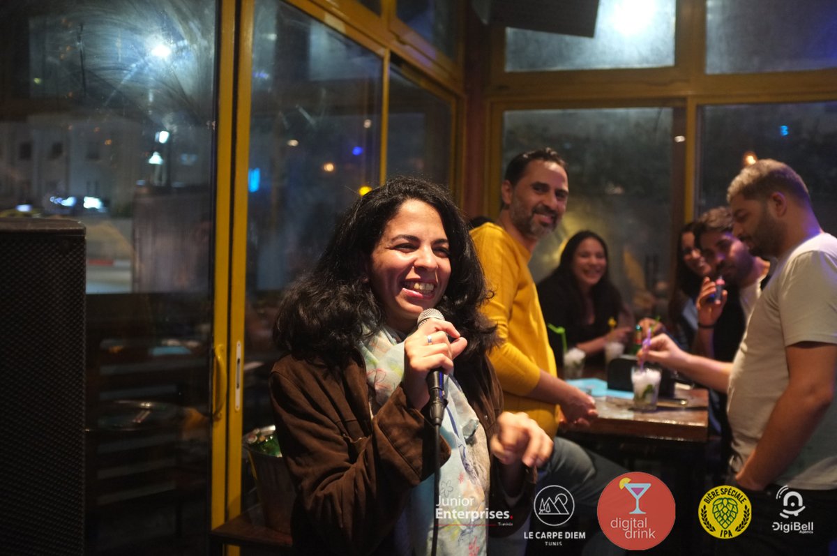 digitaldrinktn's tweet image. Retour en photos sur la 33ème édition #digitaldrink qui a eu lieu en Novembre avec notre cher invité Chekib Ben Mustapha,  l'édition de décembre qui va clôturer l'année est prévue dans deux semaines.

👏 Staff @LeCarpeDiemTn
👏 @ELBIGFIVE  @TarekBenMansou4 
👏  @Pi_2r