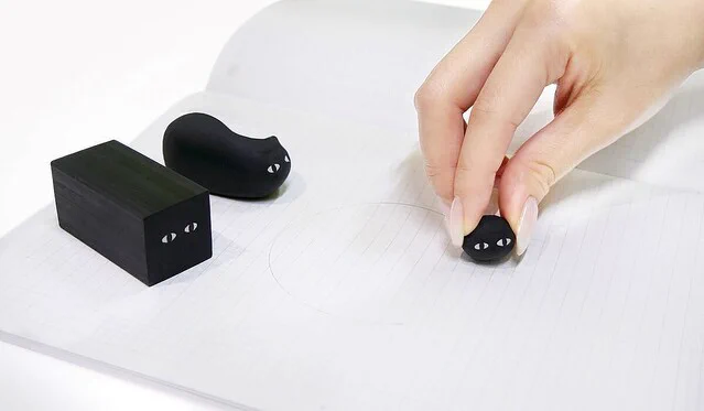 好みの形になるまで極めたい！好きな形に育てる消しゴム「ネコゴム」！