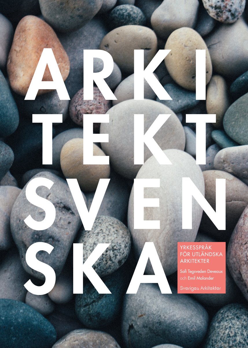 Nu jobbar vi på att knyta ihop de sista trådarna i vårt läromedel Arkitektsvenska, som vi skapat i samarbete med <a href="/SvArkitekter/">Sveriges Arkitekter</a>. Släpps i slutet av februari och kommer finnas kostnadsfritt både som tryckt bok och som pdf.