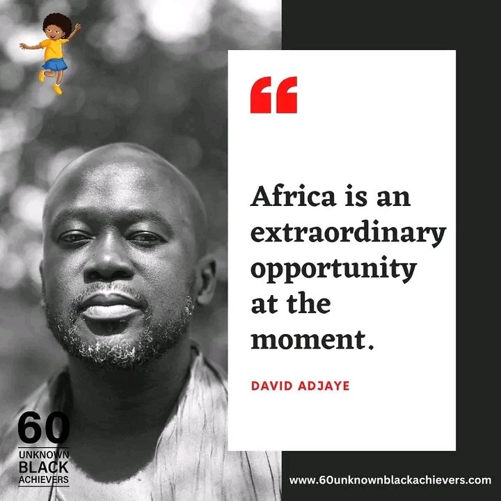 Wednesday quote📌

David Adjaye is a Ghanaian-British Archtect.
He is one of the people talked about in 60unknown black achievers book.

Get the book by clicking the link in the bio or visiting "Amazon.com"
amazon.co.uk/60-Black-Achie…
#davidadjaye #davidadjayearchitects