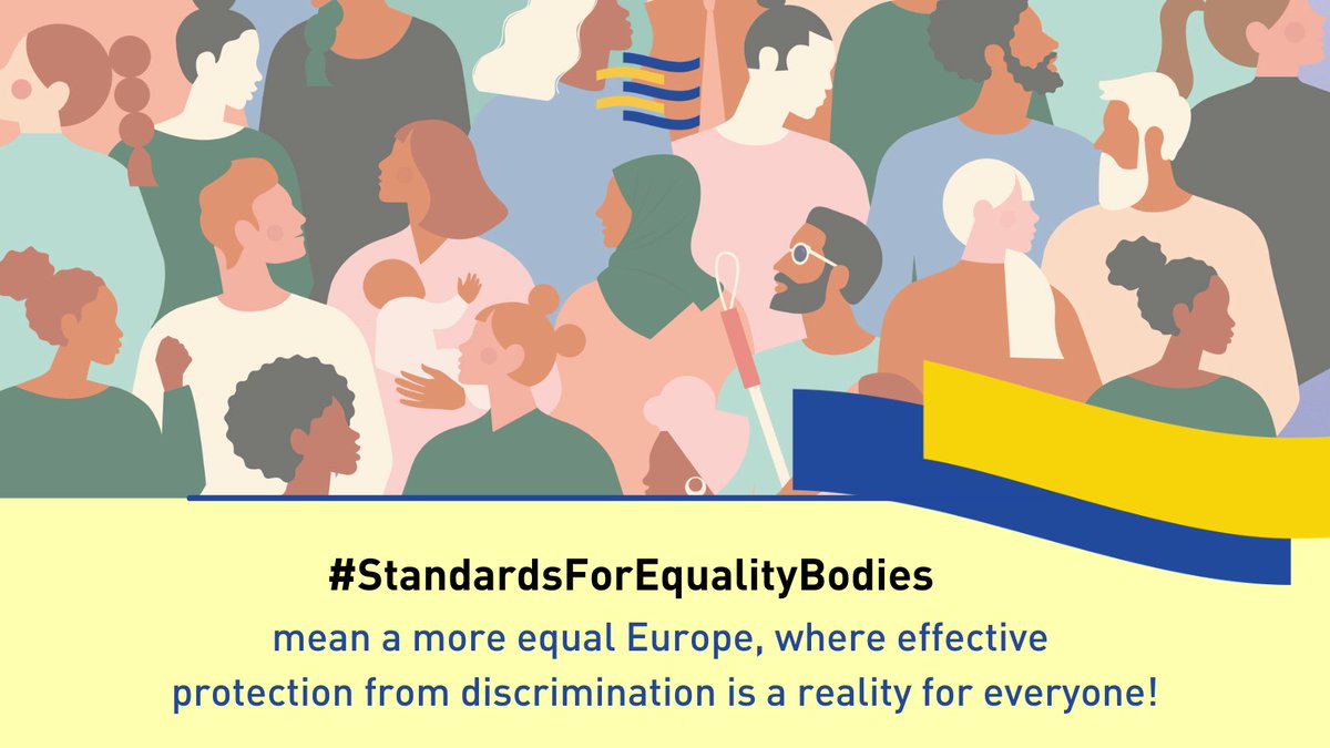 Today is a historic day for Equality Bodies! 

The @EU_Commission published 2 proposals for new legislation on #StandardsForEqualityBodies. 

👉 Stronger #EqualityBodies will lead to more equality & better protection against discrimination across Europe! 

#UnionOfEquality