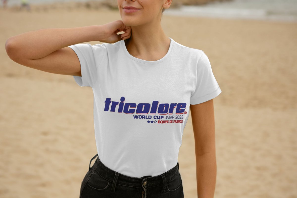 4ZUSA's tweet photo. France - Angleterre : Allez les Bleus avec Tricolore! T-shirts et sweat à capuche exclusifs maintenant disponible! https://t.co/JUJXoOodAi #CoupeDuMondeFIFA #coupedumonde2022 #WorldCup2022 #France #equipedefrance #football #Qatar #TrendingNow #women #models #beautiful https://t.co/K6d0dsEjlp