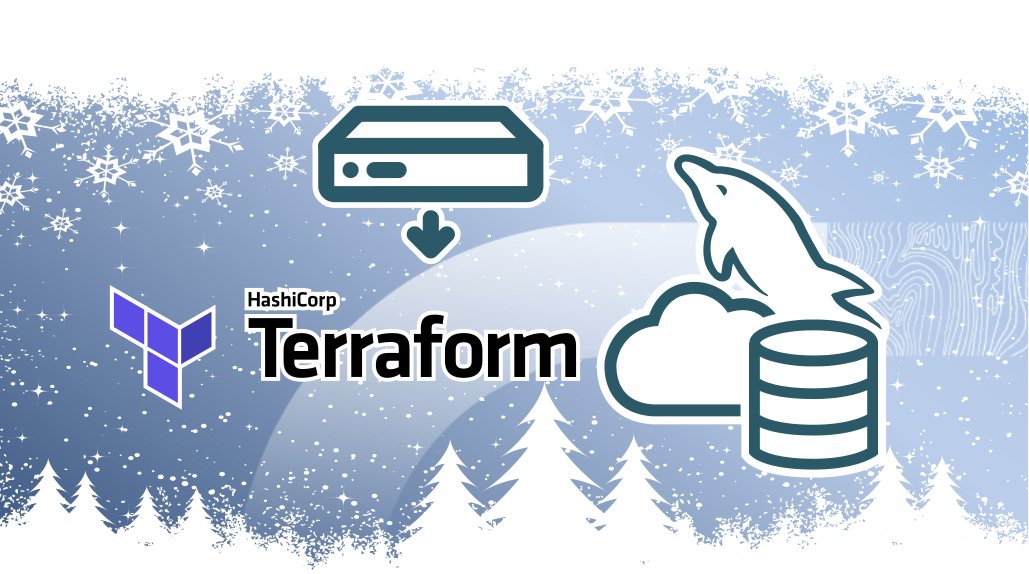lefred's tweet image. @MySQL Community Team's Advent Calendar 2022 - Day 7: using a backup as source for a new instance of #MySQL Database Service in #OCI blogs.oracle.com/mysql/post/mds… #MySQLAdvent2022 @OracleCloud #terraform 🐬❄️