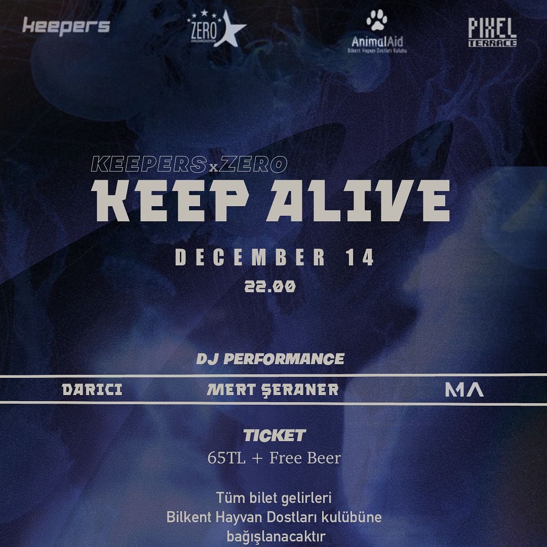 SINIRSIZ EĞLENCENİN YANINDA BİZLERE DE DESTEK OLMAK İSTER MİSİNİZ? 🐾

Nebula 360 ajansının Kampüs Keeper projesi kapsamında düzenlenen "Keep Alive" partisinde biz de varız ve herkesi bekliyoruz!