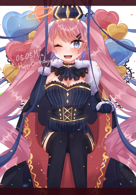 デジタルで描いたり、コピックで描いてるうちの子の天使のミアちゃん! #自分の代理キャラを貼れ見た人もやる#オリジナルキャラクター 