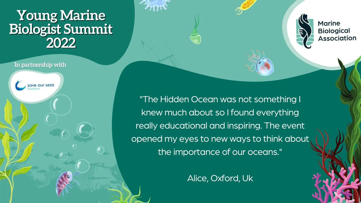 thembauk's tweet photo. We're so grateful for all the positive feedback from the Young Marine Biologist Summit! 

Thank you to everyone around the world who watched #YMBSummit2022 #HiddenOcean, we hope you can join us again next year! @saveourseas @helenscales @redkingcraw https://t.co/14YtSMt5Mg